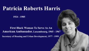 Patricia Harris, US Ambassador to Luxembourg. 
