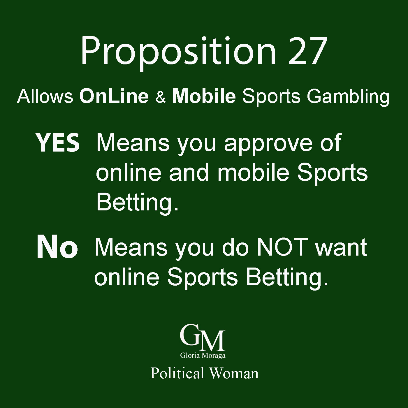 Proposition 27 Allows Online and Mobile Sports Gambling