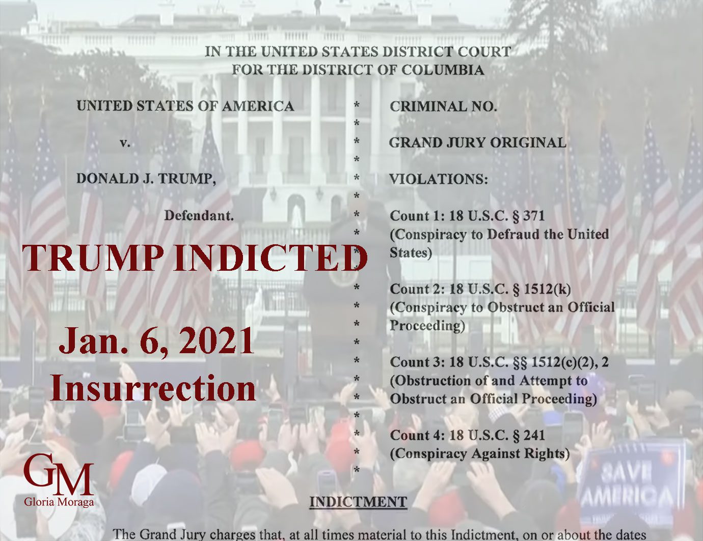 Trump Indicted, Jan. 6, 2021